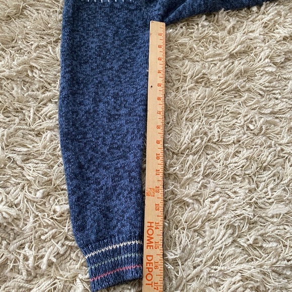 Tiara International Women's Fair Isle Nordic Zip Front Cardigan Sweater - Picture 14 of 15